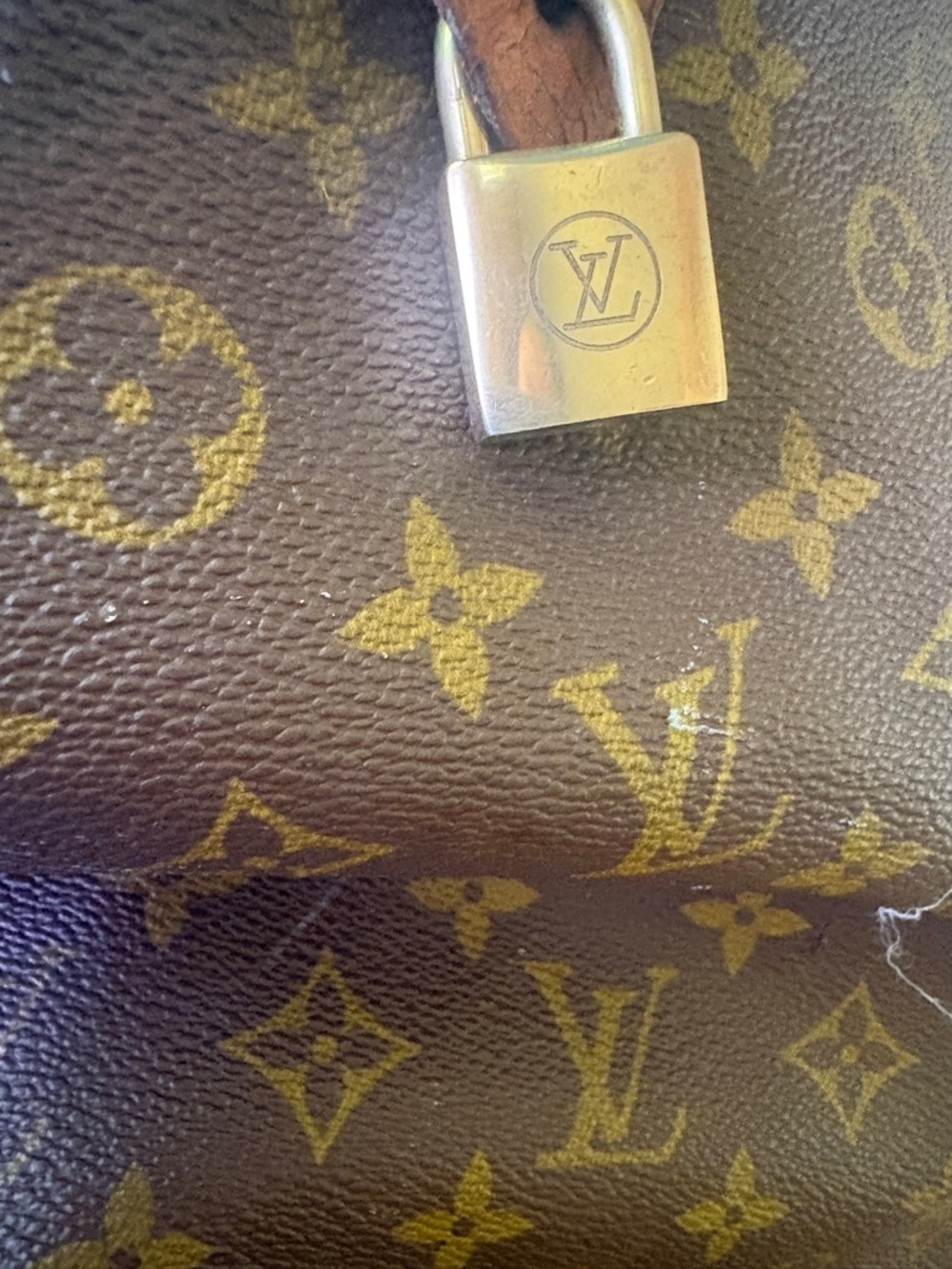 LV Sac Souple 45 Monogram Vintage Travel Bag Authentic - Picture 7 of 15